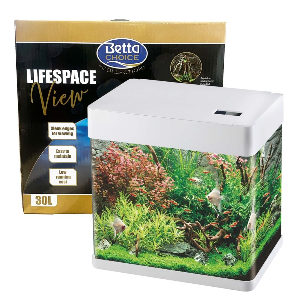 Betta Choice Lifespace View 30L Aquarium - White