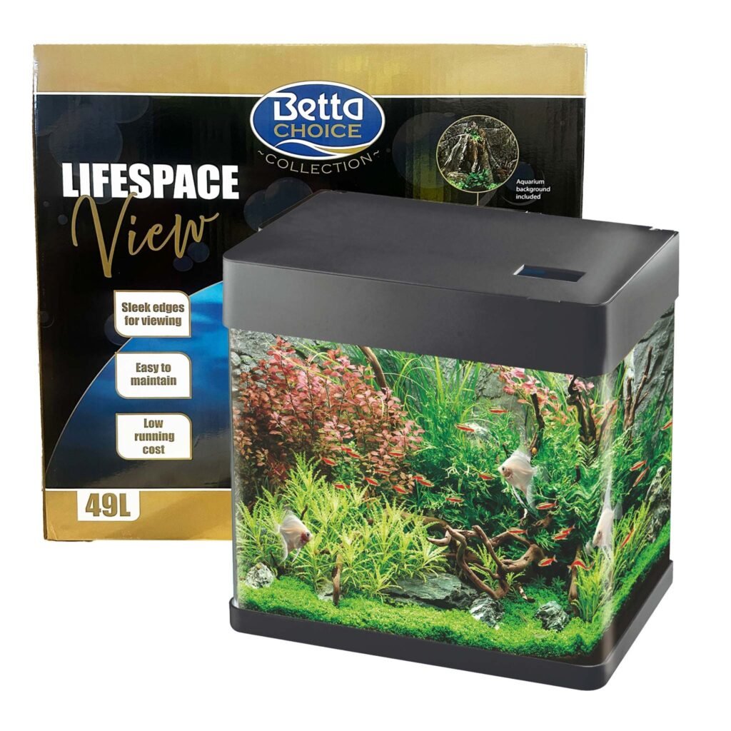 Betta Choice Lifespace View 49L Aquarium - Black