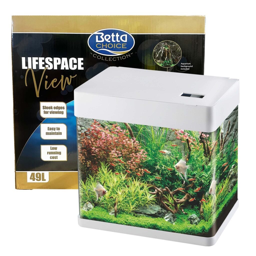 Betta Choice Lifespace View 49L Aquarium - White