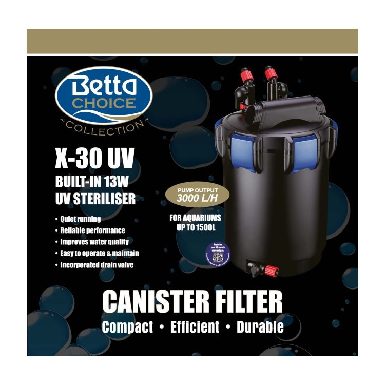 Betta Choice X-30 UV Canister Filter